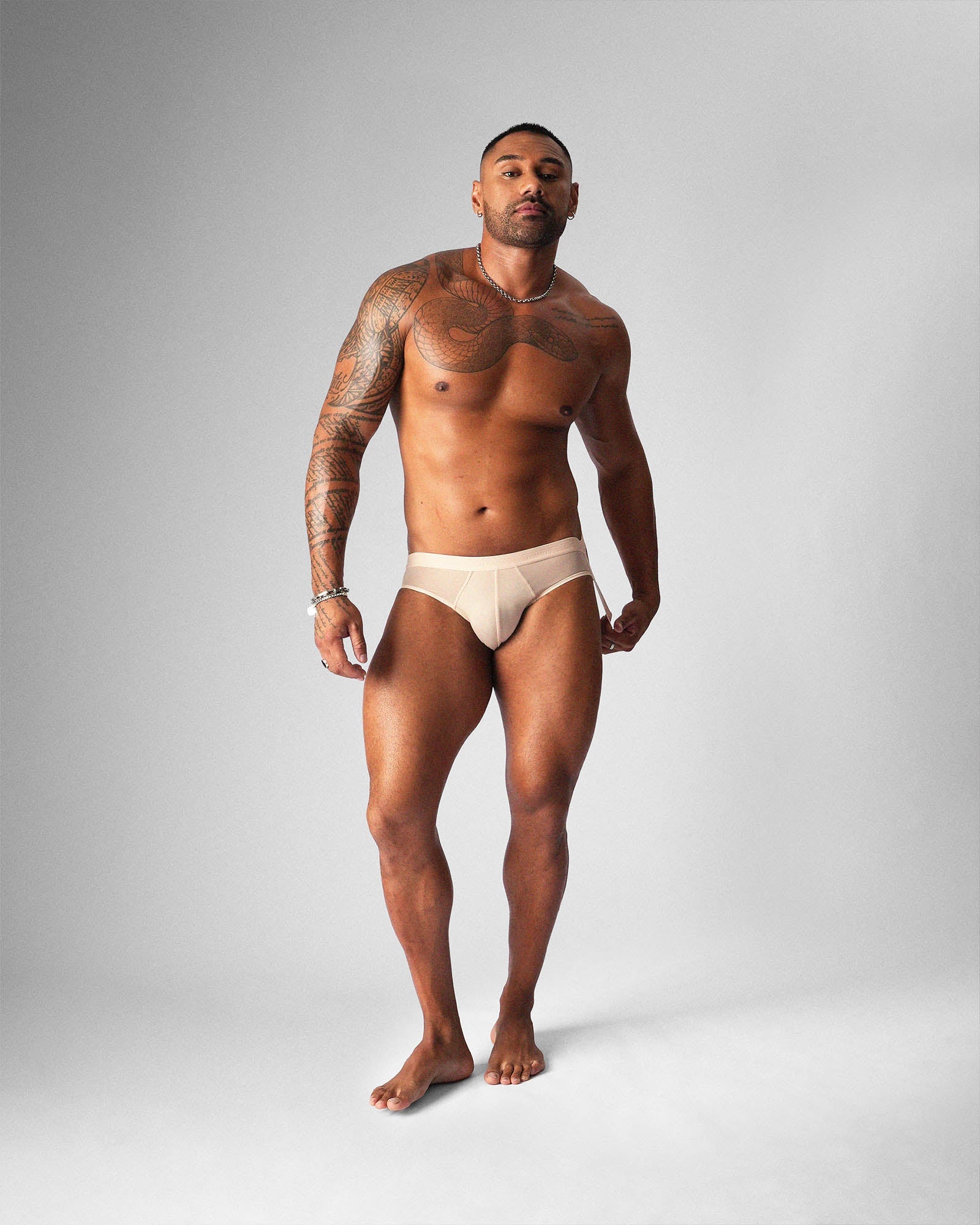 TEAMM8 Allure Sheer Jockstrap Husk