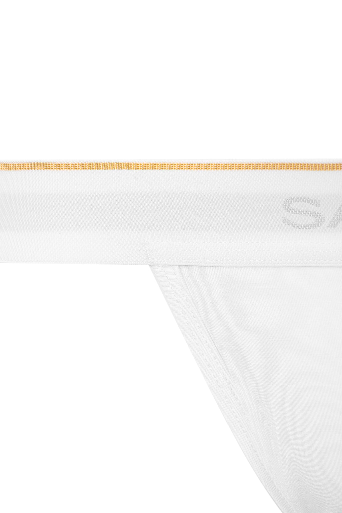 SALIGIA White Greek Modal Column Jockstrap - BANG & STRIKE (view 3)