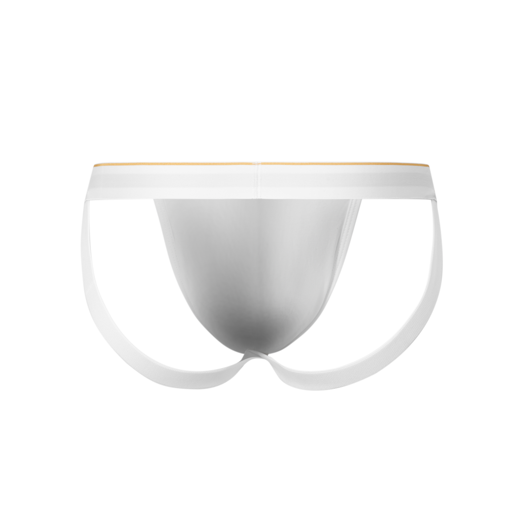 SALIGIA White Greek Modal Column Jockstrap - BANG & STRIKE (view 2)
