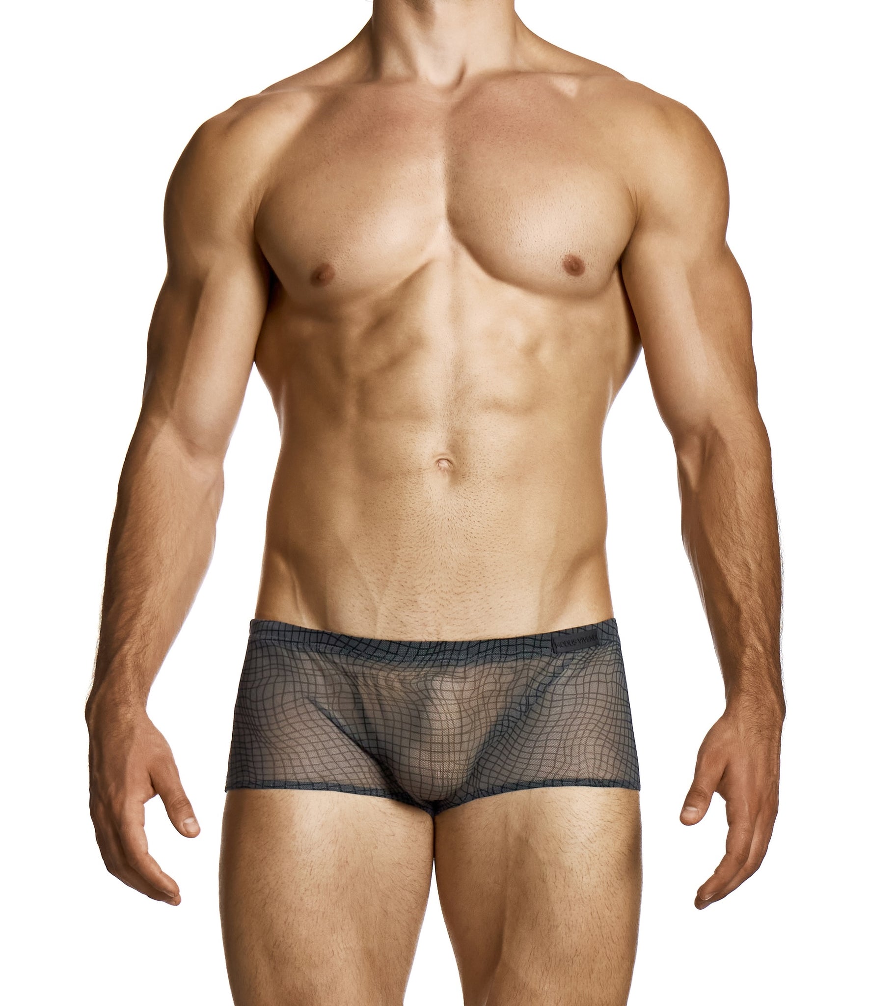 Modus Vivendi Charcoal Abstract Net Brazil Boxer - BANG & STRIKE (view 3)