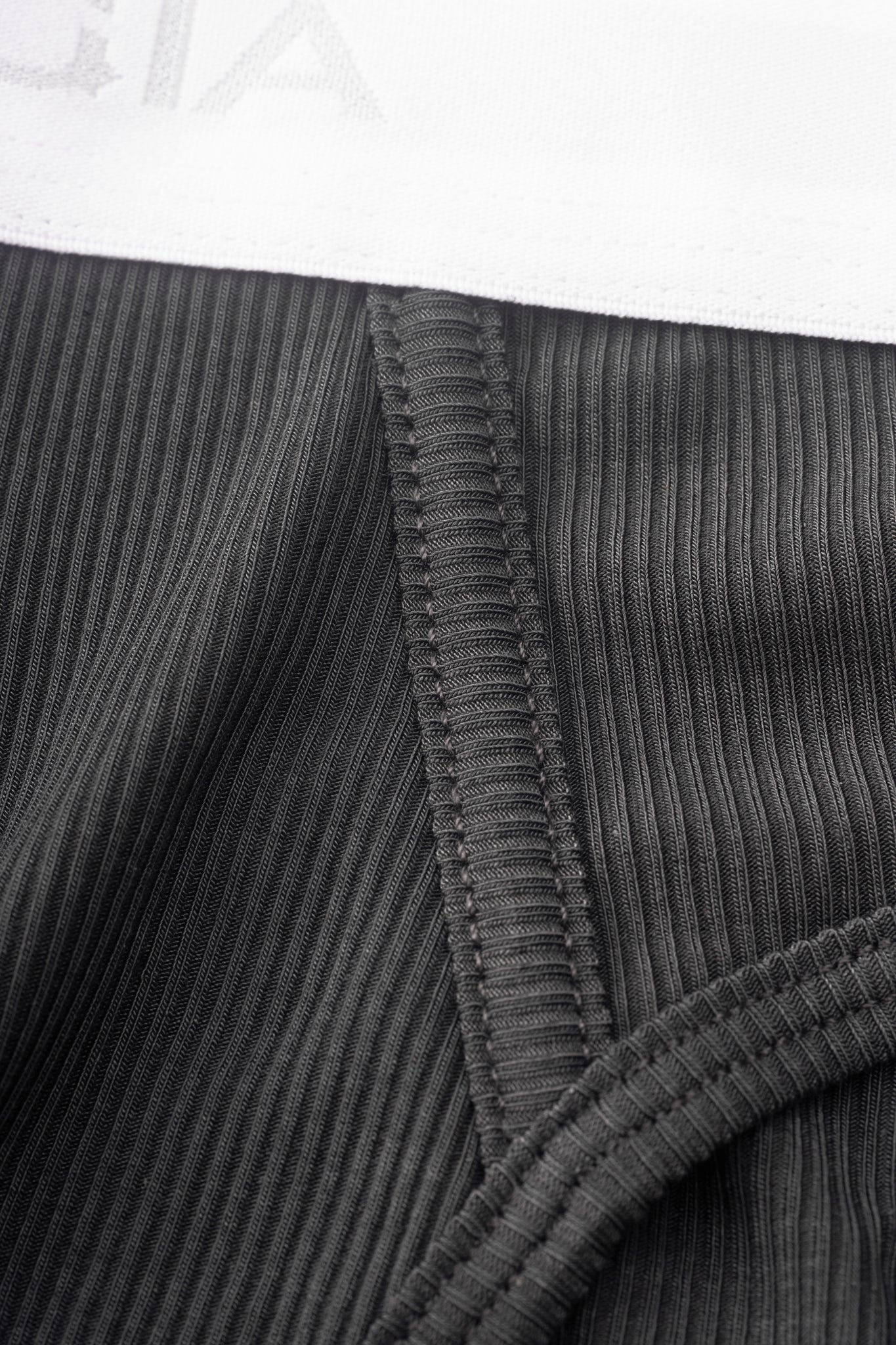 SALIGIA Soft TENCEL Grey Ribbed Brief - BANG & STRIKE (view 5)