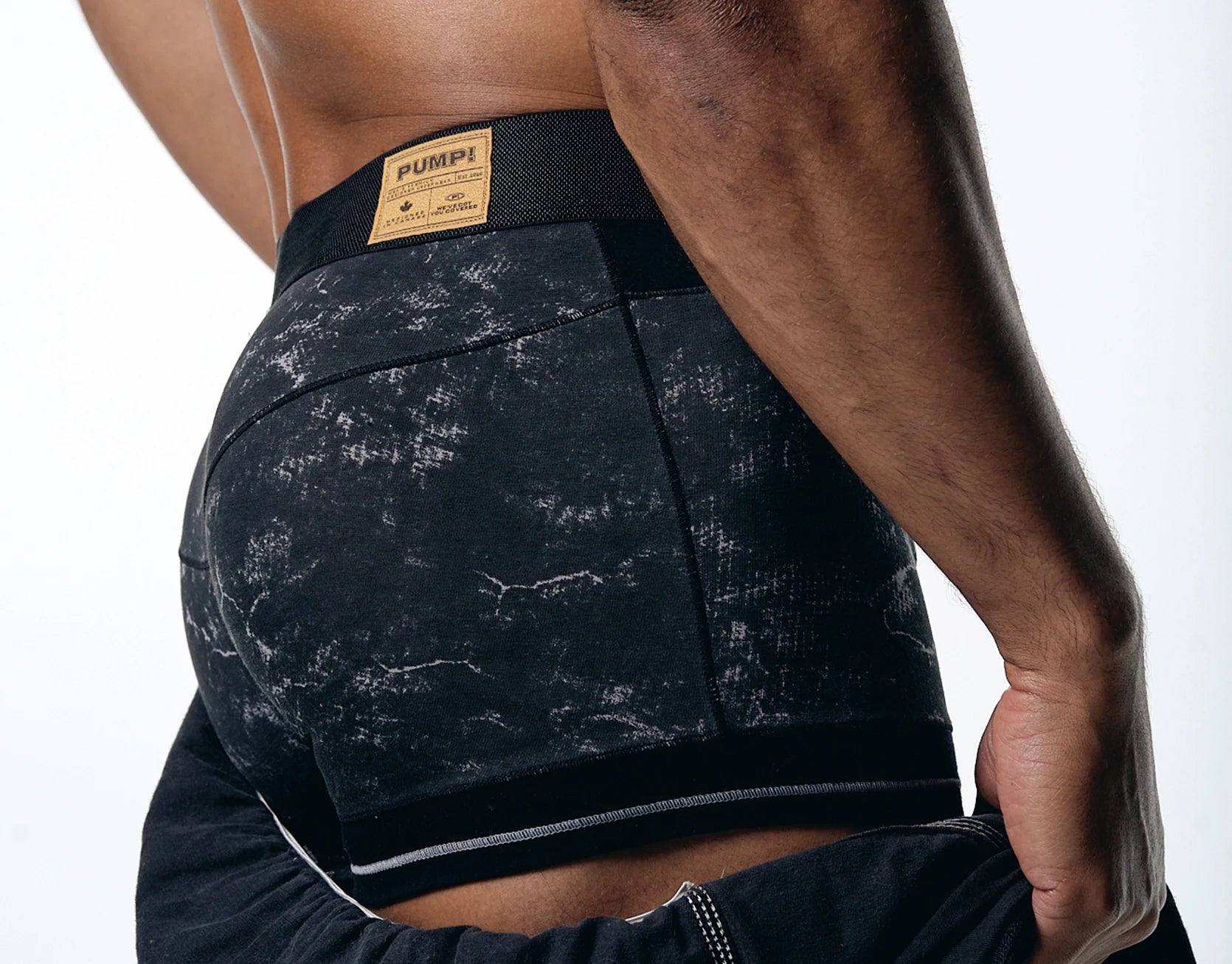 PUMP! Washed Denim Black Boxer - BANG & STRIKE (view 5)