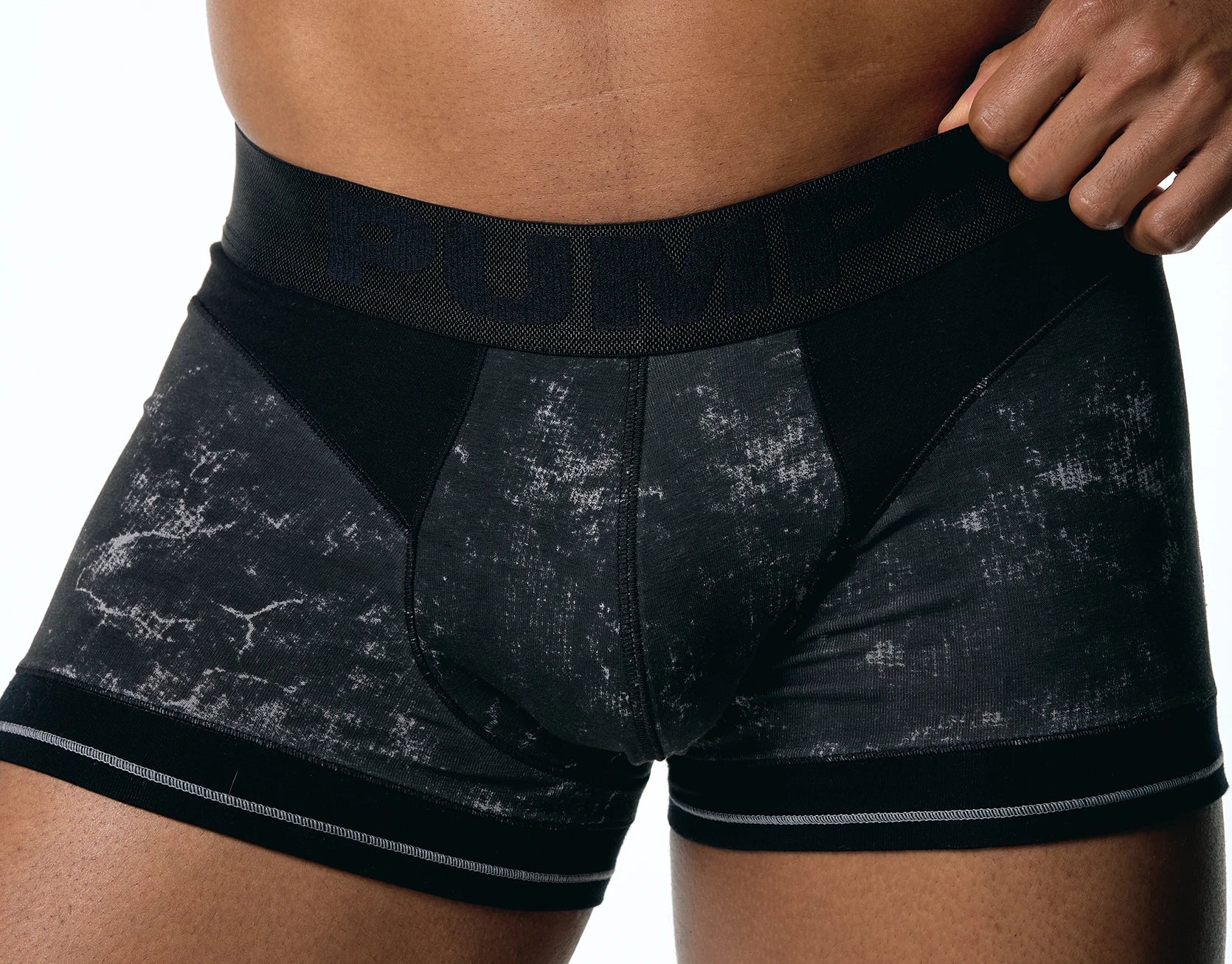 PUMP! Washed Denim Black Boxer - BANG & STRIKE (view 6)