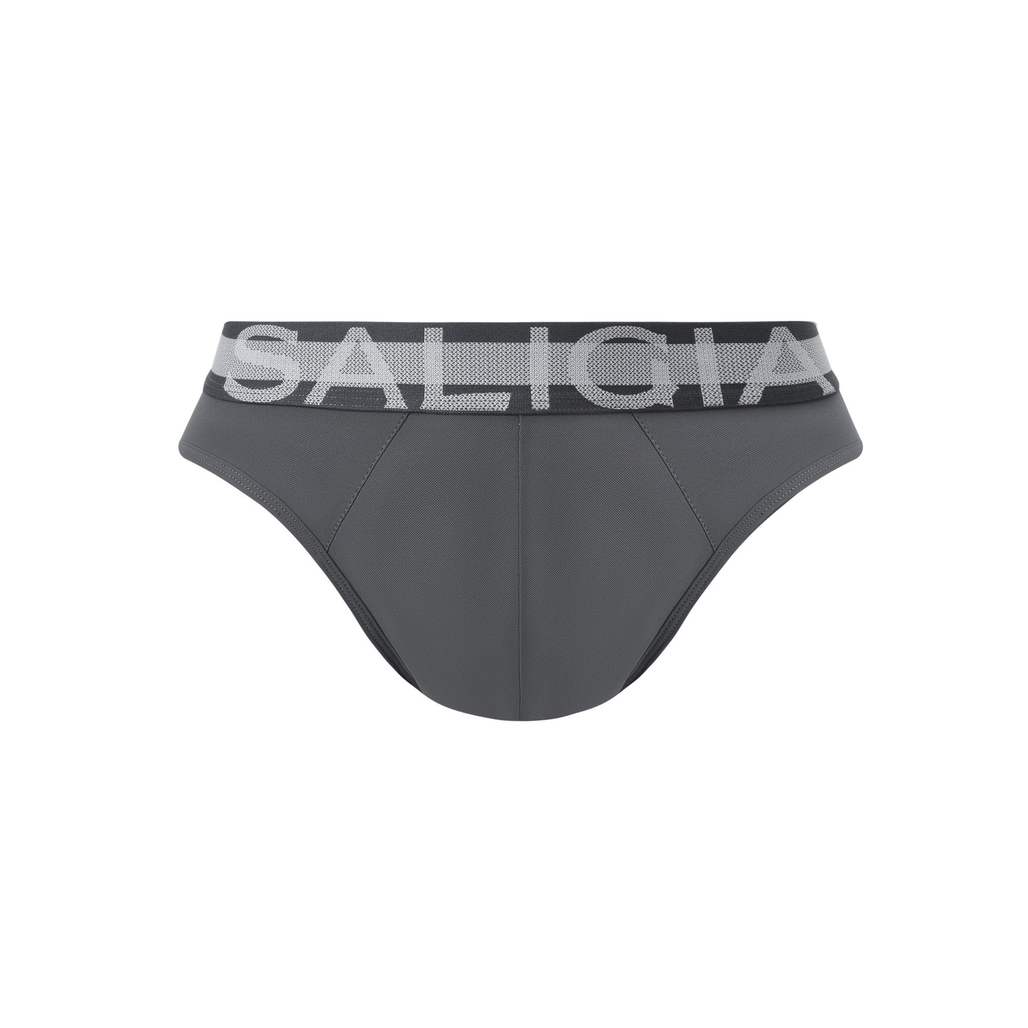 SALIGIA Grey Nylon Anaerobic Club Brief - BANG & STRIKE (view 8)