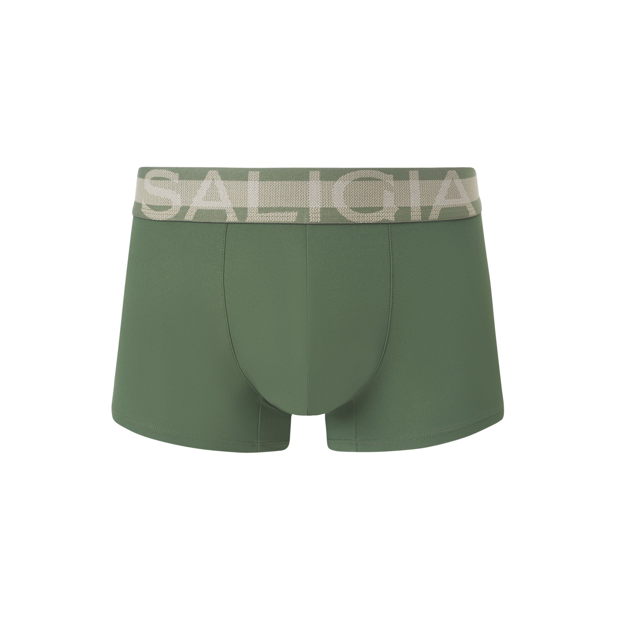 SALIGIA Green Nylon Anaerobic Club Trunk - BANG & STRIKE (view 4)