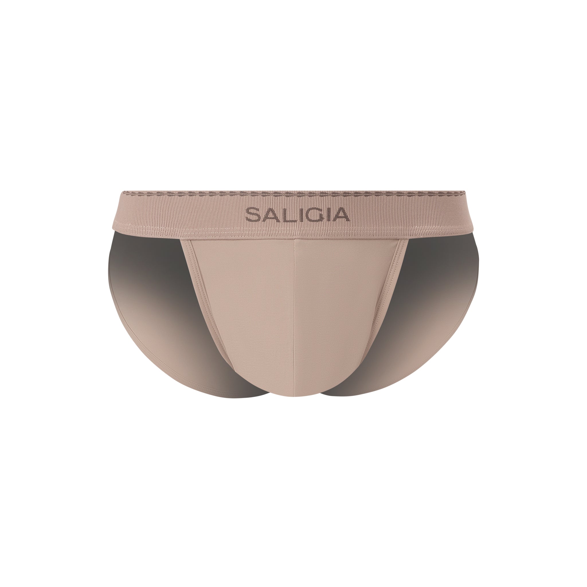 SALIGIA Brown Greek Lyocell Acanthus Sport Brief - BANG & STRIKE (view 4)