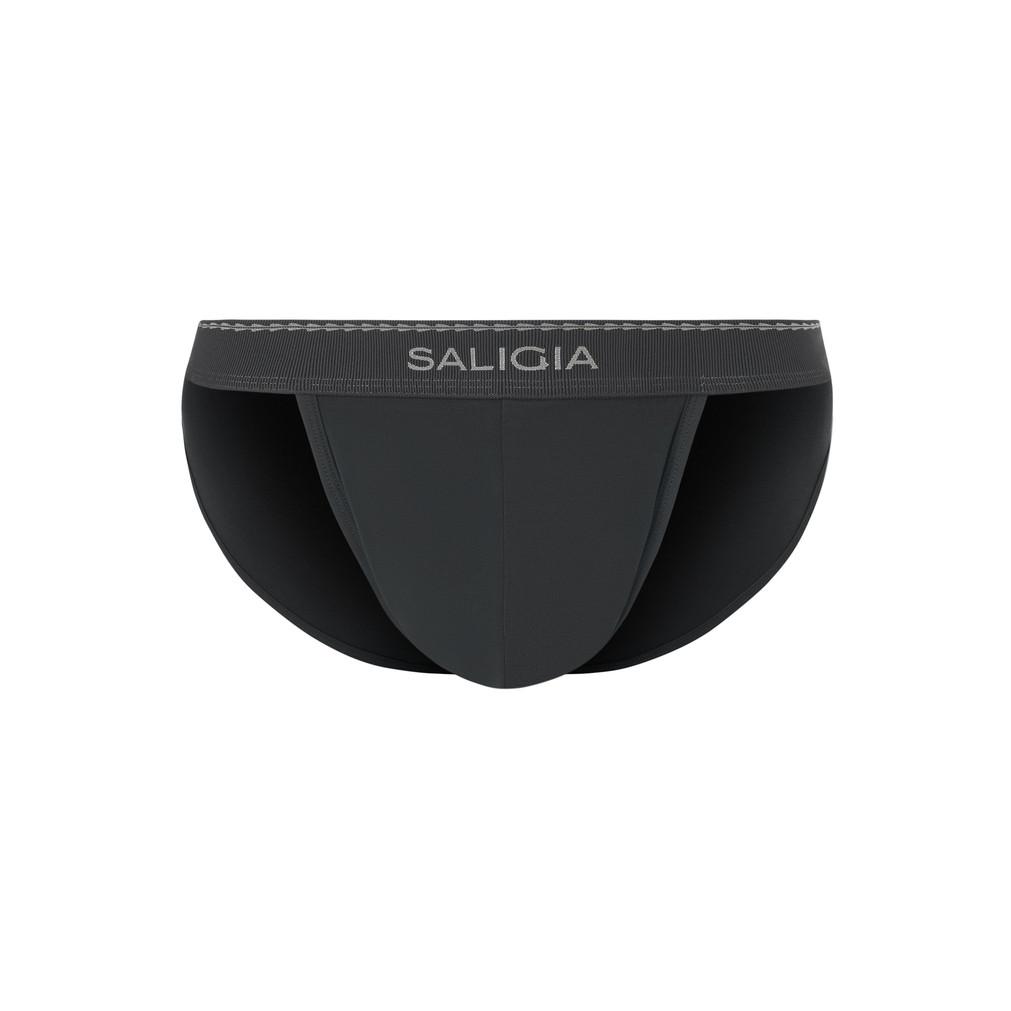 SALIGIA Black Greek Lyocell Acanthus Sport Brief - BANG & STRIKE (view 8)