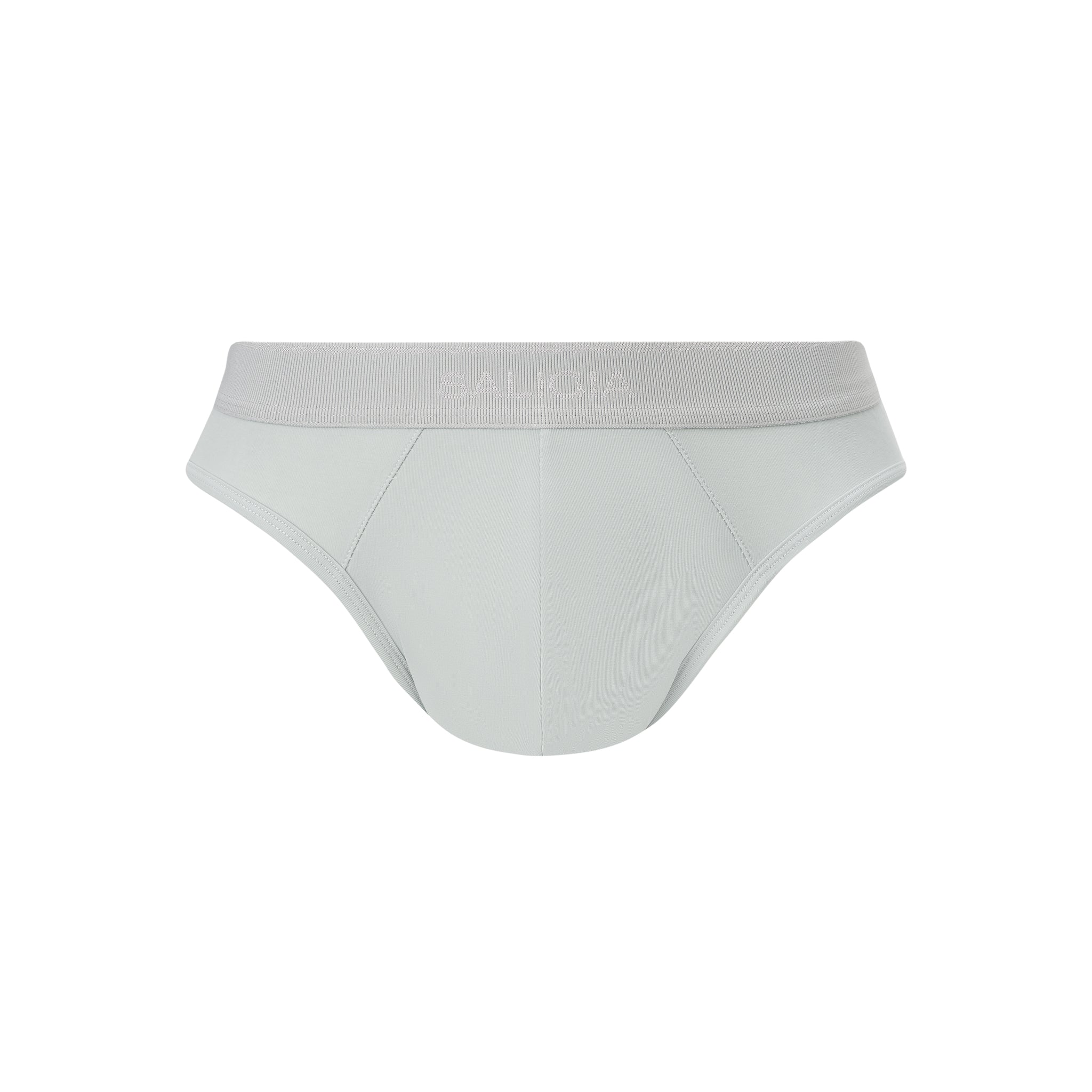 SALIGIA Grey Greek Lyocell Acanthus Brief - BANG & STRIKE (view 7)
