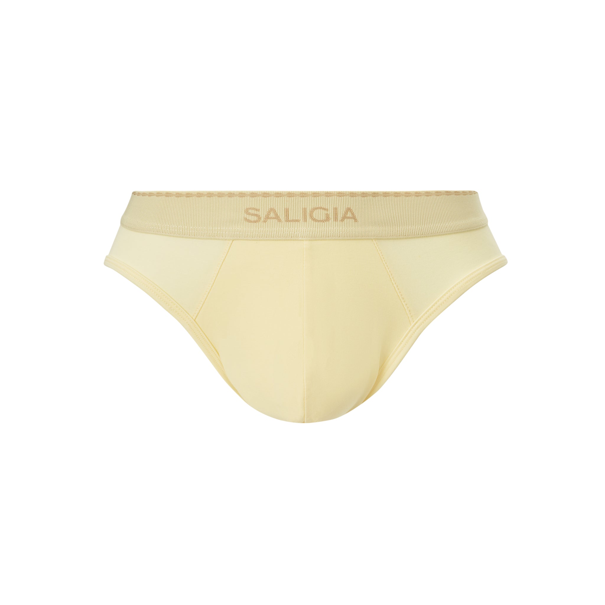 SALIGIA Yellow Greek Lyocell Acanthus Brief - BANG & STRIKE (view 4)