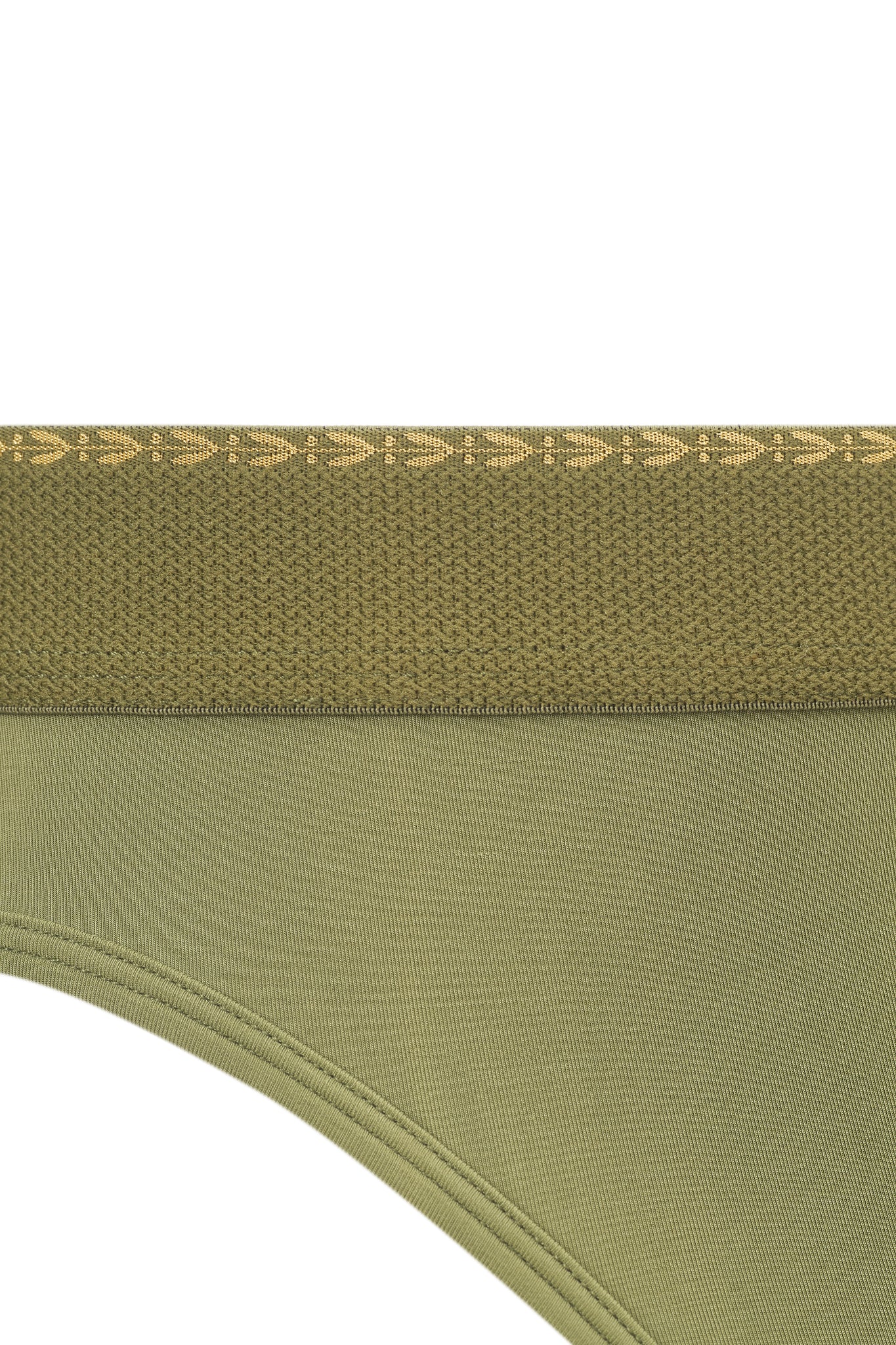 SALIGIA Green Greek Modal Laurel Brief - BANG & STRIKE (view 4)