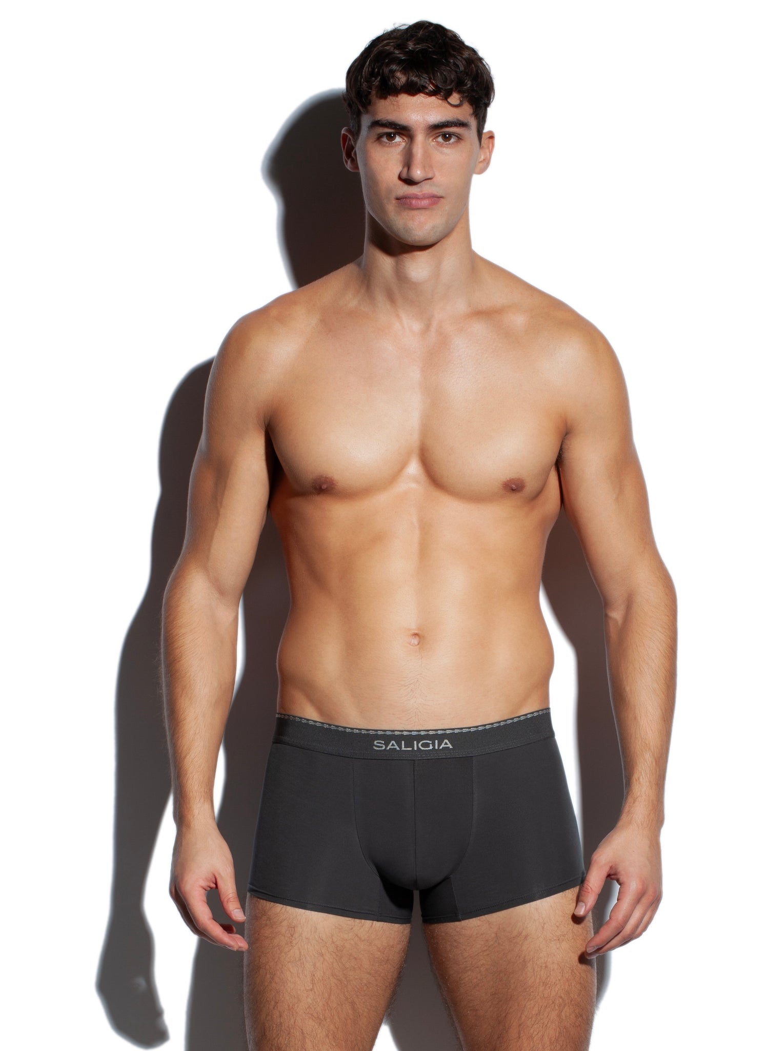 SALIGIA Black Greek Lyocell Acanthus Trunk - BANG & STRIKE