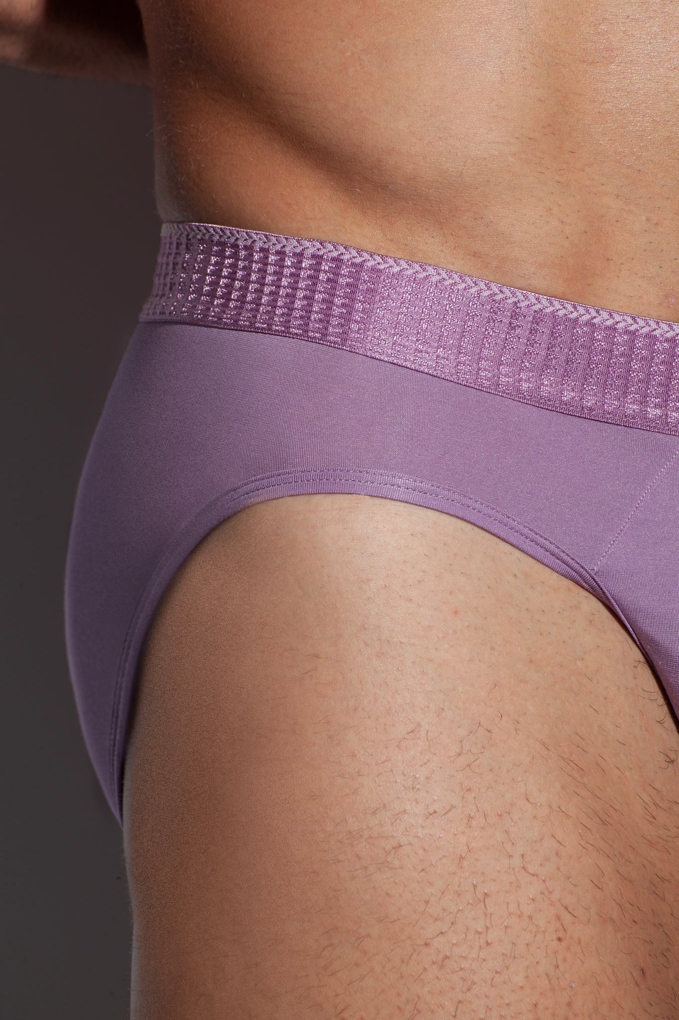 SALIGIA Purple Greek Modal Wheat Brief - BANG & STRIKE (view 6)