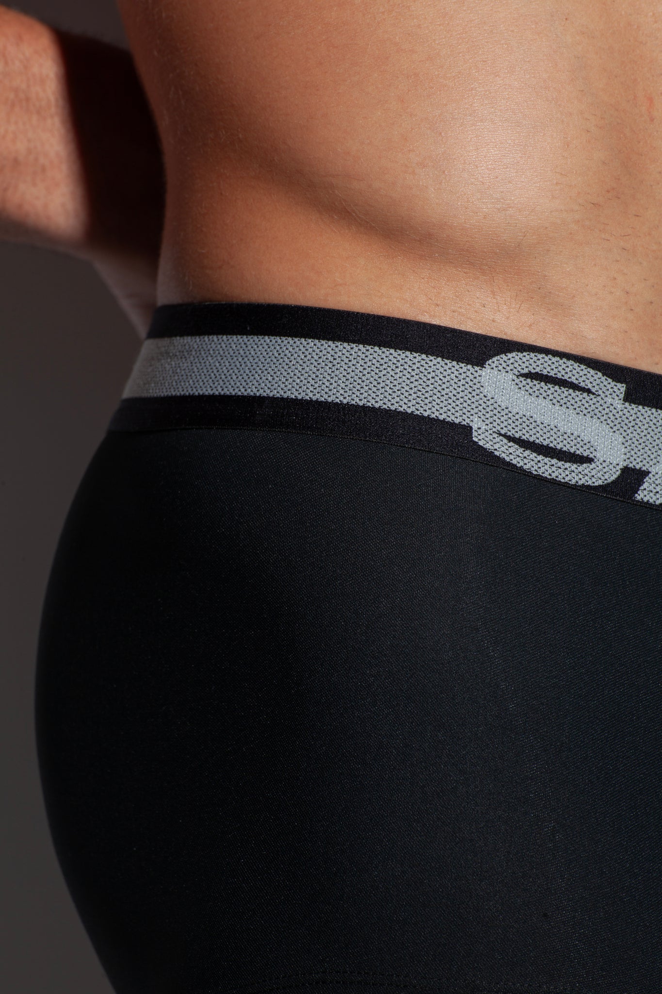 SALIGIA Black Nylon Anaerobic Club Trunk - BANG & STRIKE (view 5)