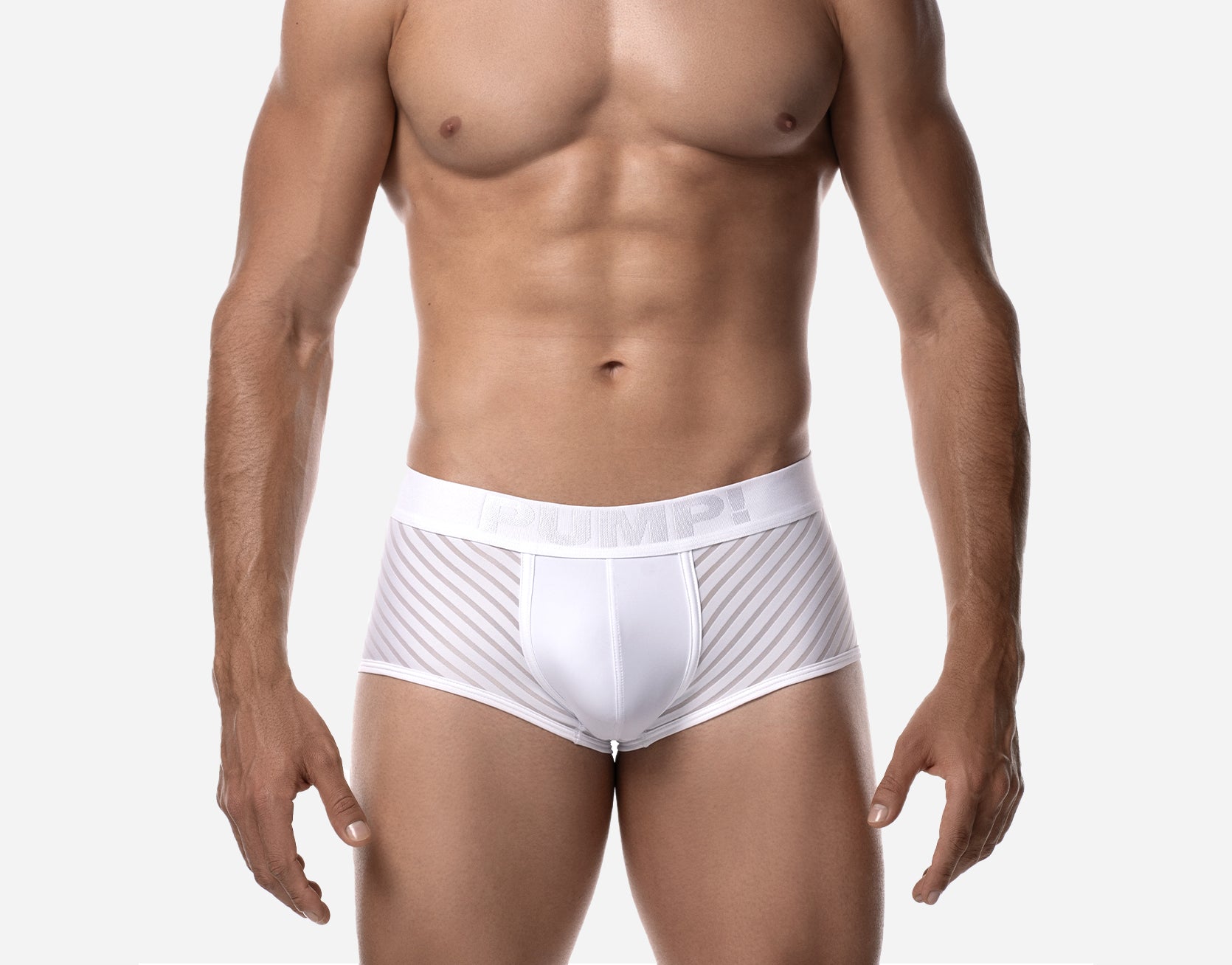 PUMP! Whisper White Boxer - BANG & STRIKE