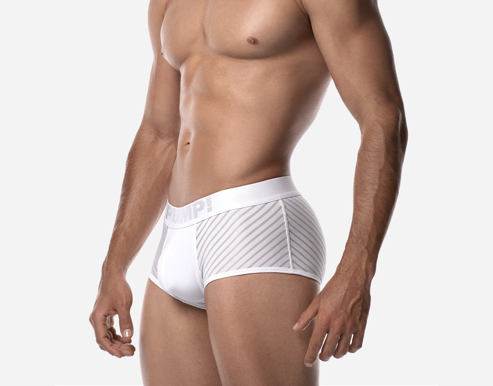 PUMP! Whisper White Boxer - BANG & STRIKE (view 5)