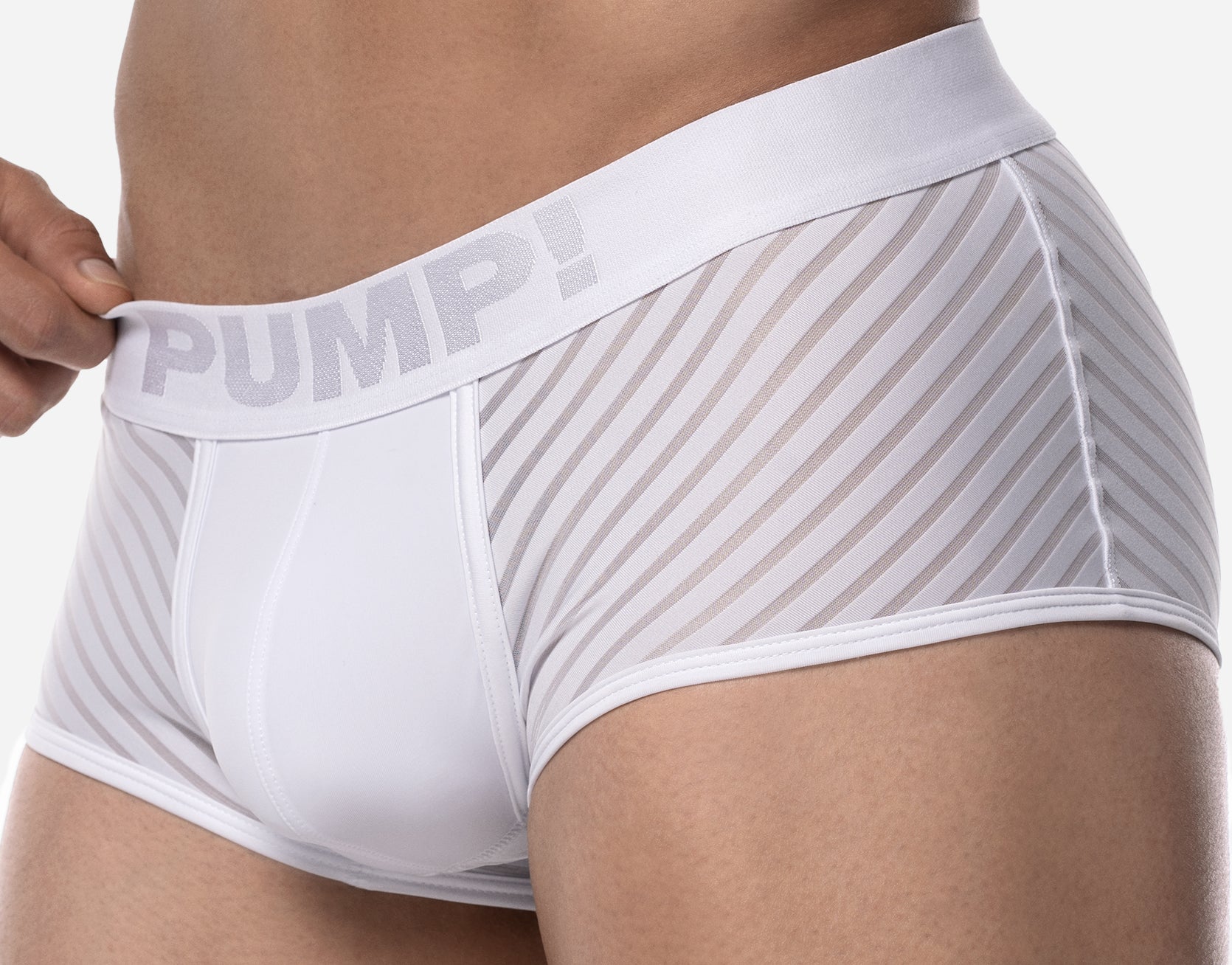 PUMP! Whisper White Boxer - BANG & STRIKE (view 2)