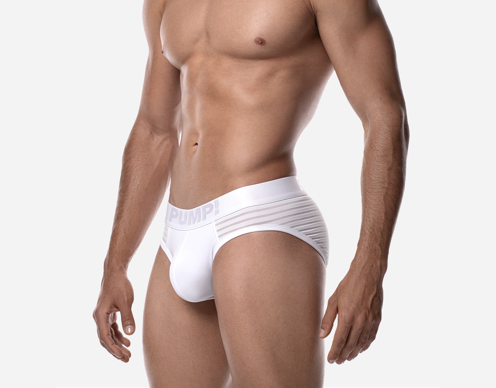 PUMP! Whisper White Brief - BANG & STRIKE (view 5)