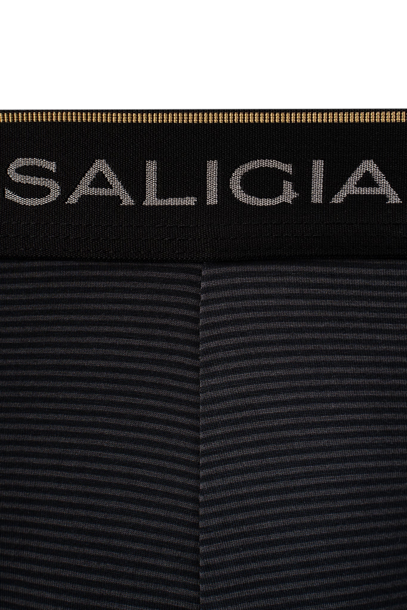 SALIGIA Black Modal Classic Striped Trunk