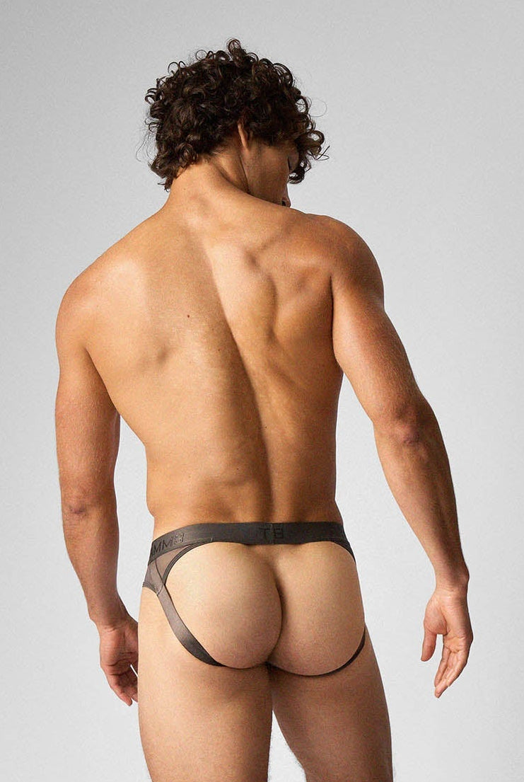 TEAMM8 Score Sheer Slim Jockstrap Pewter (view 2)