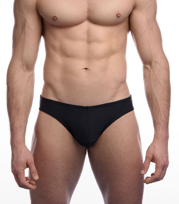 PUMP! Black Water Cheekies Swim Brief - BANG & STRIKE