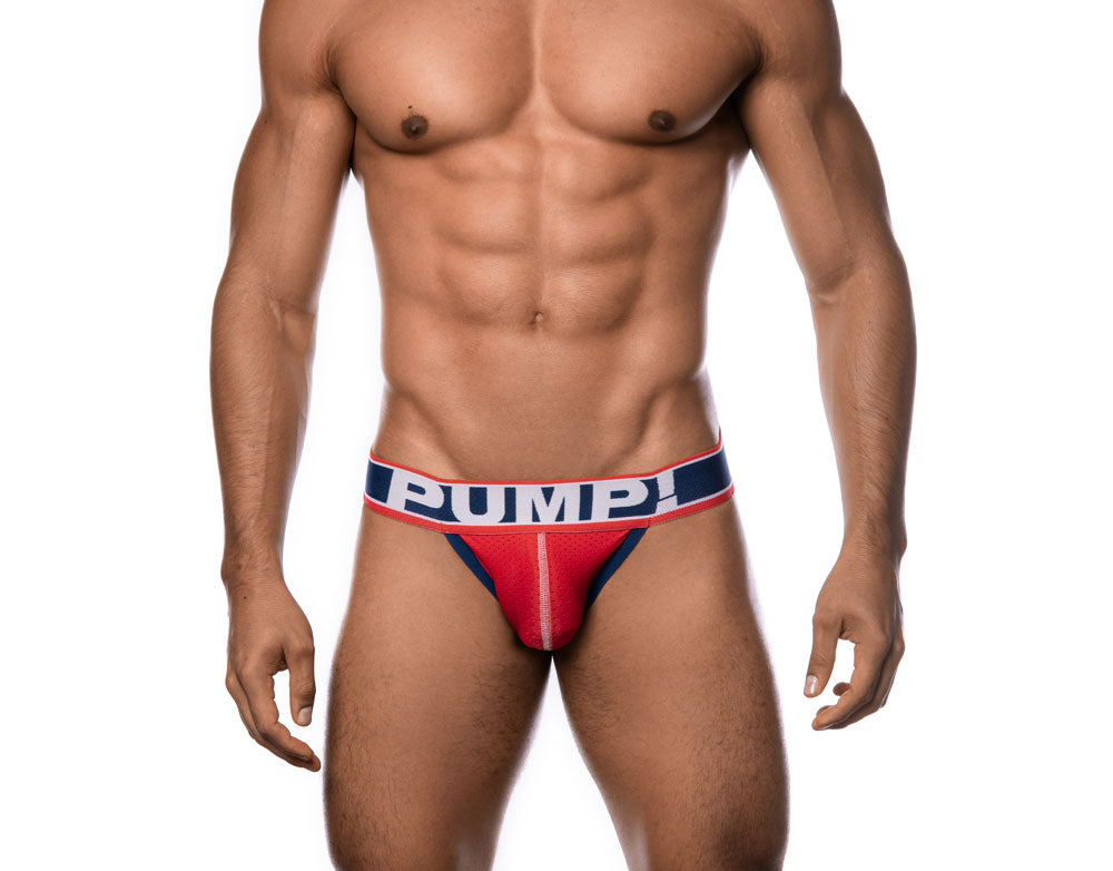 PUMP! FEVER Red JockStrap - BANG & STRIKE