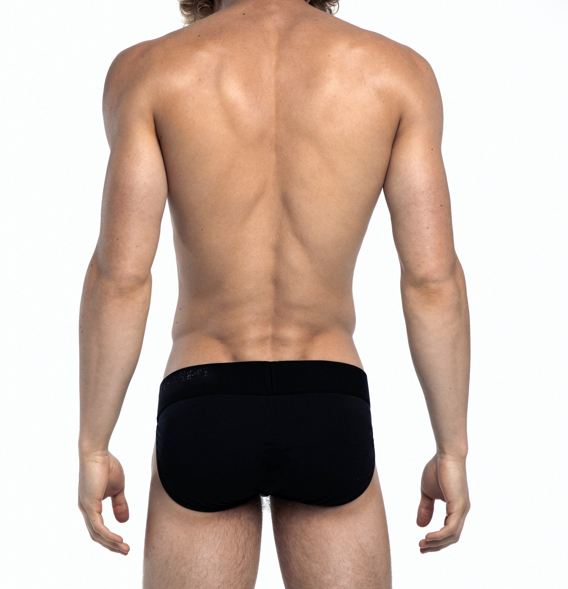 PUMP! Switch Side Cut Black Mesh Brief - BANG & STRIKE
