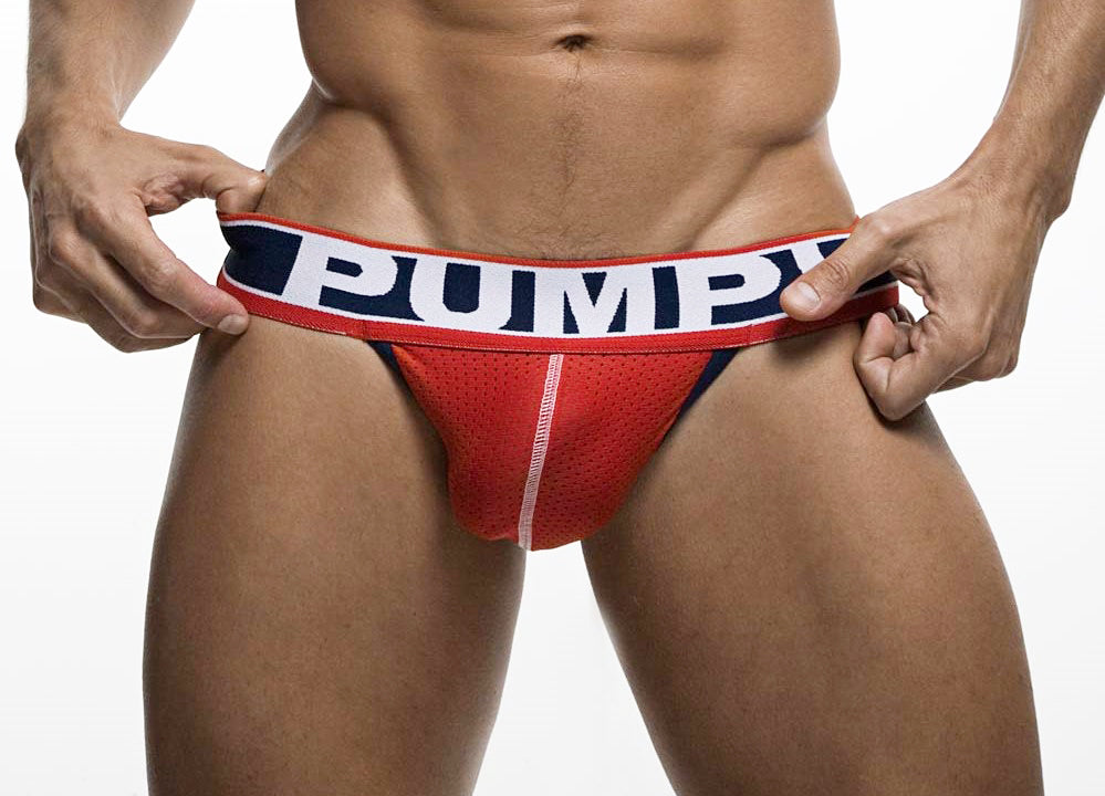 PUMP! FEVER Red JockStrap - BANG & STRIKE