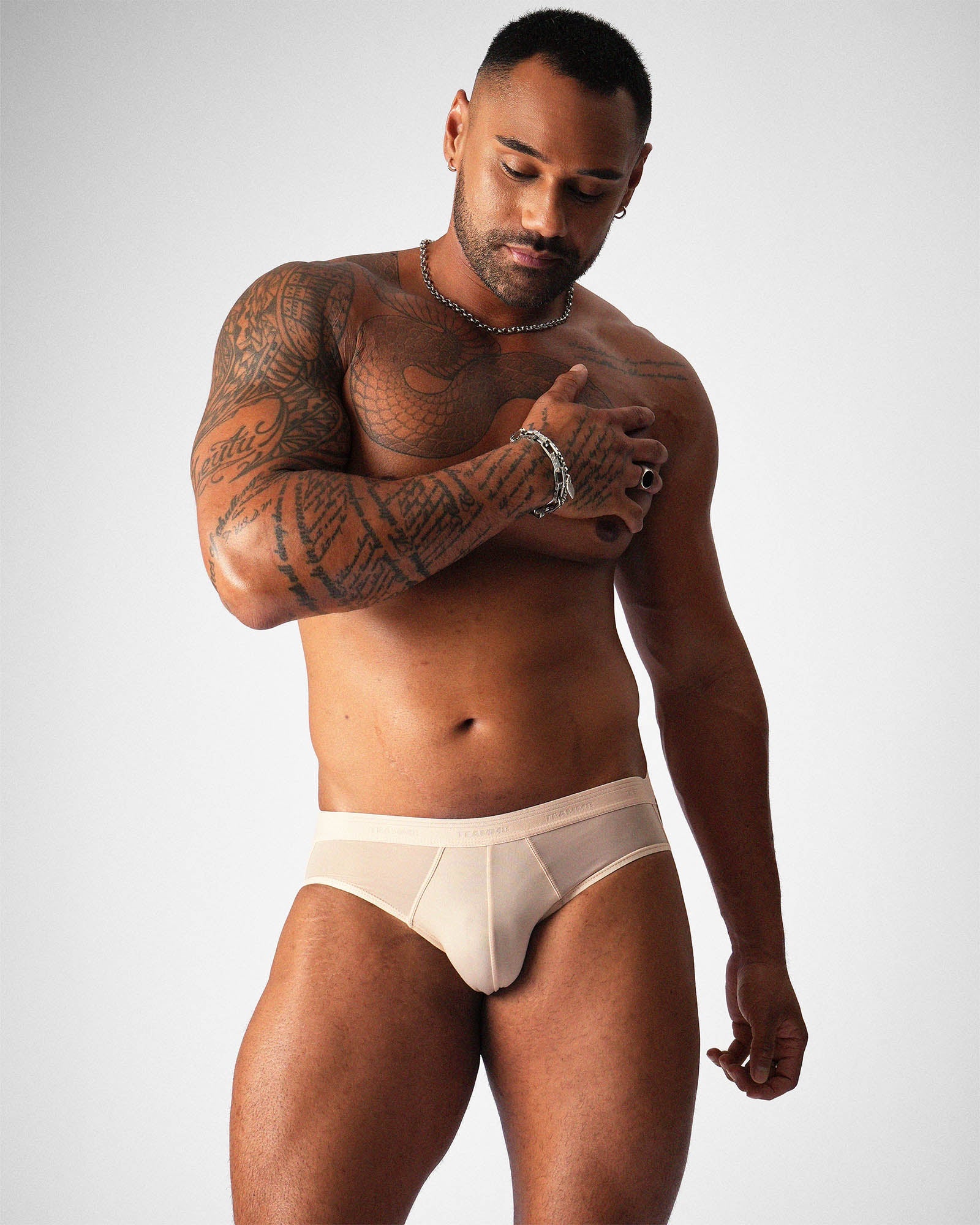 TEAMM8 Allure Sheer Jockstrap Husk (view 3)