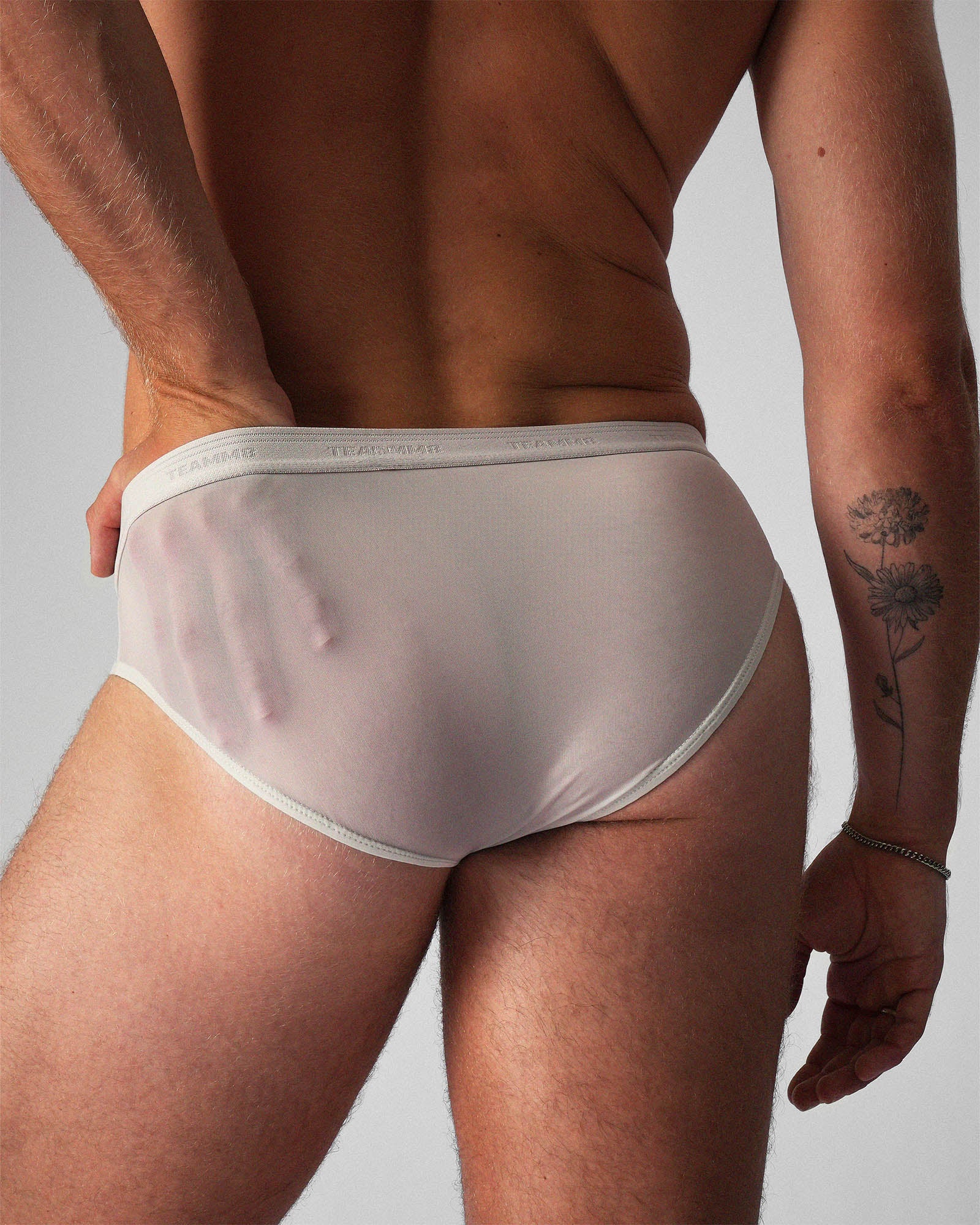 TEAMM8 Allure Sheer Brief Platinum