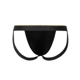 SALIGIA Black Greek Modal Column Jockstrap - BANG & STRIKE (view 2)