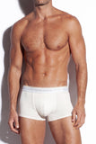 SALIGIA Soft TENCEL White Ribbed Trunk - BANG & STRIKE