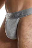 Modus Vivendi Ribbed Cotton Jockstrap Grey - BANG & STRIKE (view 6)