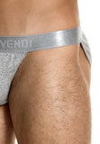 Modus Vivendi Ribbed Cotton Tanga Brief Grey - BANG & STRIKE (view 6)