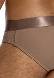 Modus Vivendi Ribbed Cotton Classic Brief Dark Skin - BANG & STRIKE (view 5)