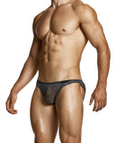 Modus Vivendi Charcoal Abstract Net Low Cut Brief - BANG & STRIKE (view 3)