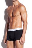 SALIGIA Soft TENCEL Black Ribbed Trunk - BANG & STRIKE (view 2)