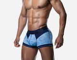 PUMP! Washed Denim Bubble Blue Boxer - BANG & STRIKE (view 3)