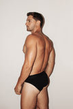 STRIKE PRO Core Cotton Hip Brief Black - BANG & STRIKE (view 3)