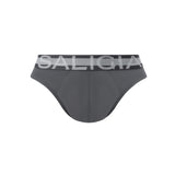 SALIGIA Grey Nylon Anaerobic Club Brief - BANG & STRIKE (view 8)