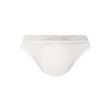 SALIGIA Soft TENCEL White Ribbed Brief - BANG & STRIKE (view 3)