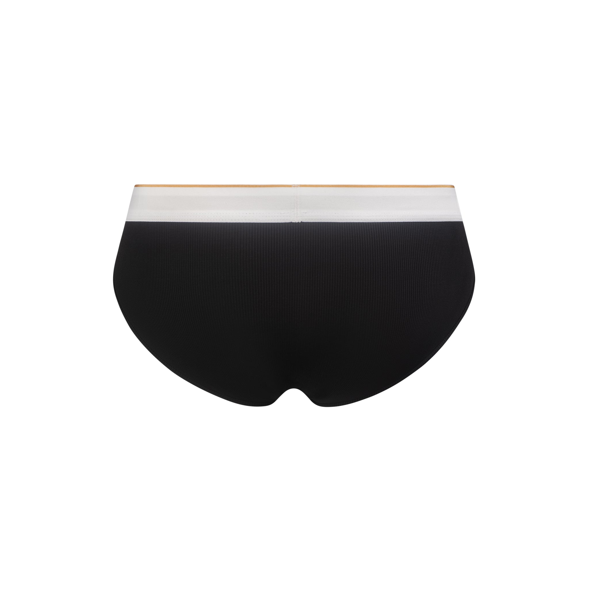 SALIGIA Soft TENCEL Black Ribbed Brief - BANG & STRIKE (view 5)