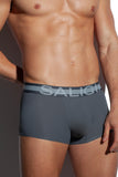 SALIGIA Grey Nylon Anaerobic Club Trunk - BANG & STRIKE (view 4)