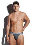SALIGIA Grey Nylon Anaerobic Club Sport Brief - BANG & STRIKE
