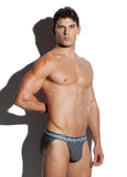 SALIGIA Grey Nylon Anaerobic Club Sport Brief - BANG & STRIKE (view 2)