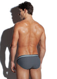 SALIGIA Grey Nylon Anaerobic Club Sport Brief - BANG & STRIKE (view 3)