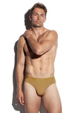 SALIGIA Brown Greek Modal Laurel Brief - BANG & STRIKE
