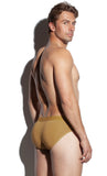 SALIGIA Brown Greek Modal Laurel Brief - BANG & STRIKE (view 2)