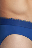 SALIGIA Blue Greek Modal Laurel Brief - BANG & STRIKE (view 5)
