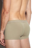 SALIGIA Khaki Greek 140s Cotton Olive Trunk - BANG & STRIKE (view 4)
