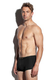 SALIGIA Black Greek 140s Cotton Olive Trunk - BANG & STRIKE (view 2)